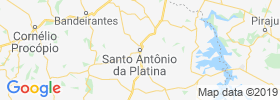 Santo Antonio Da Platina map